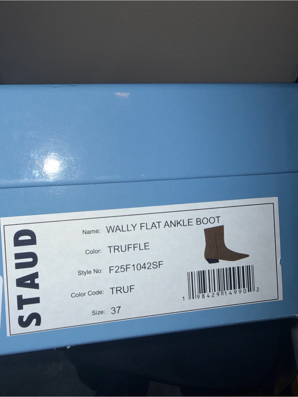 STAUD “Wally” Flat Ankle Boots EU 37 - Picture 4 of 16